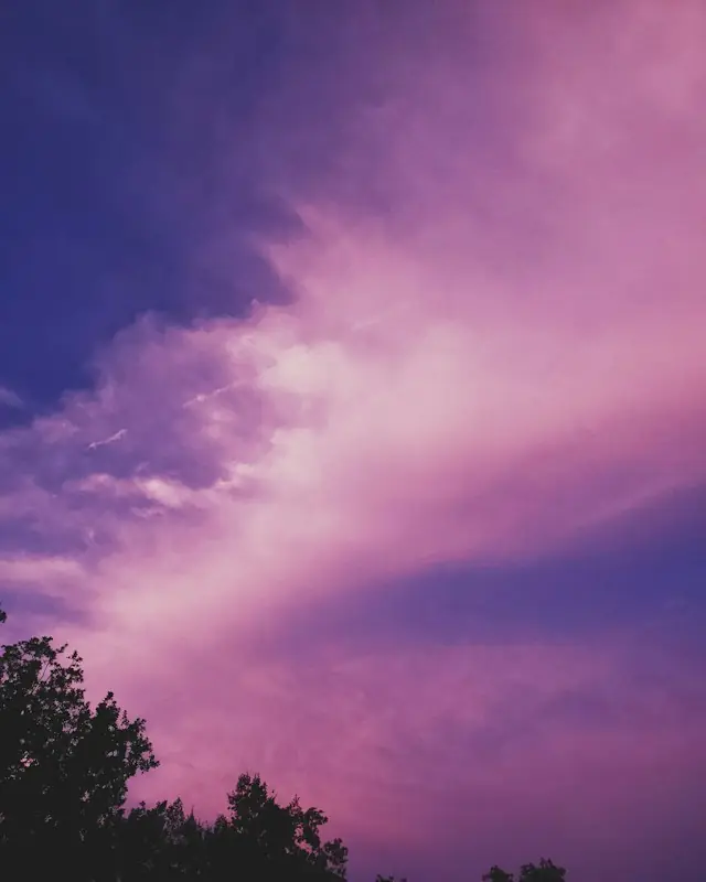 Purple sky