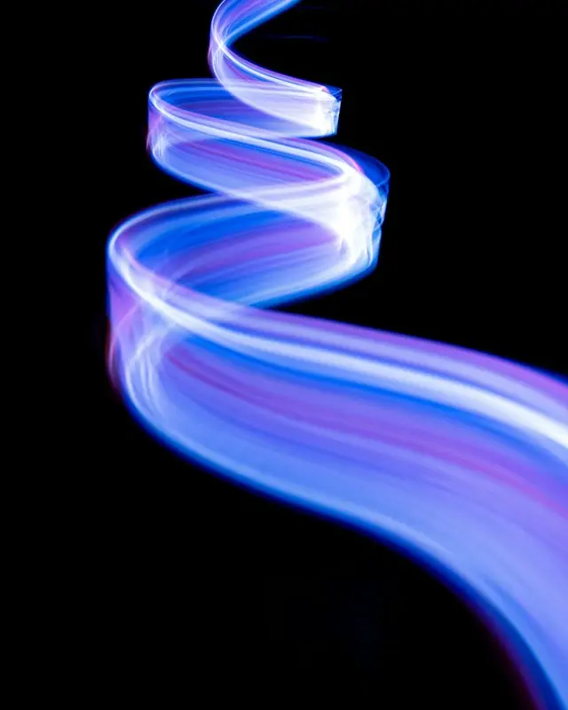 Purple and blue light illustration